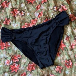 Sunflower California Black Ruffle Bikini Bottom